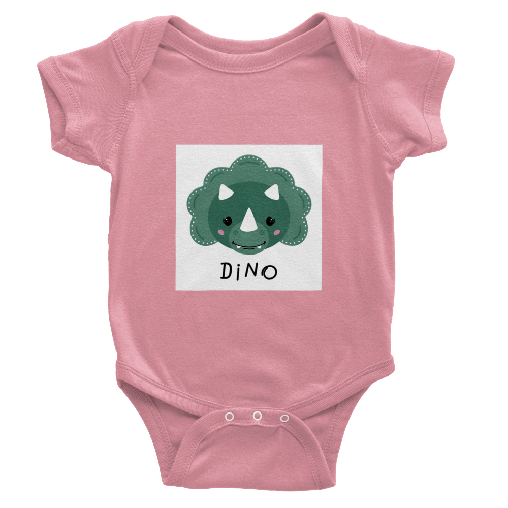 Cute dinosaur Baby Short Sleeve Onesies