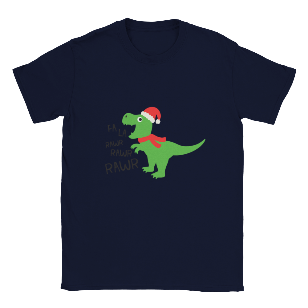 Singing dinosaur kids Christmas t-shirt