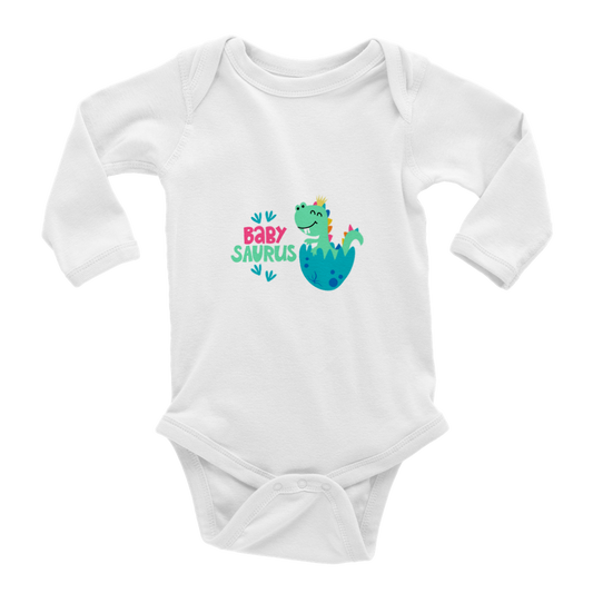 Baby Saurus Long Sleeve Onesies