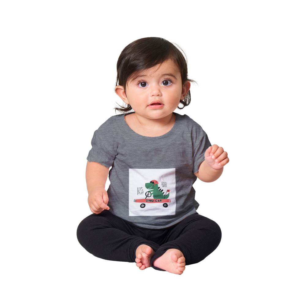 Dino car Baby T-shirt