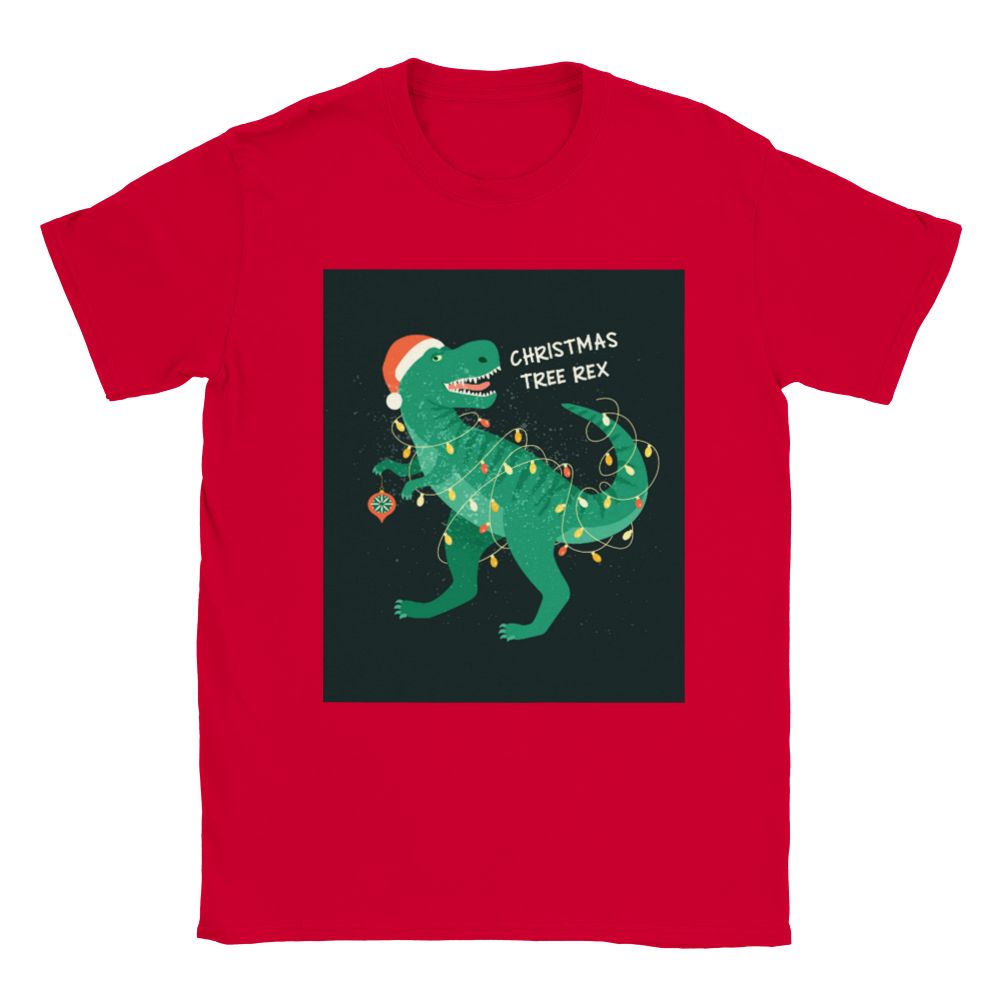 Tree Rex kids Christmas T-shirt