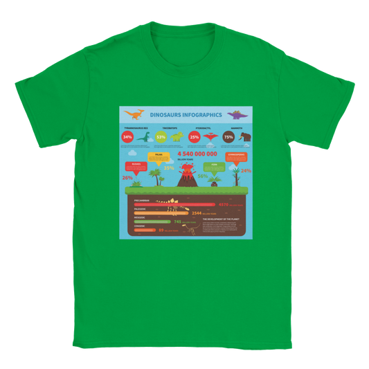 Dinosaur evolution Kids T-shirt