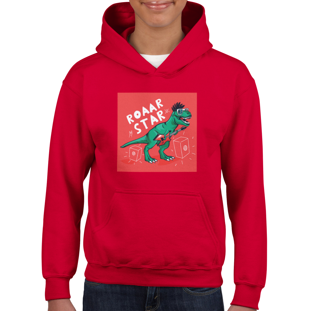 Roarsome T-Rex Kids Pullover Hoodie