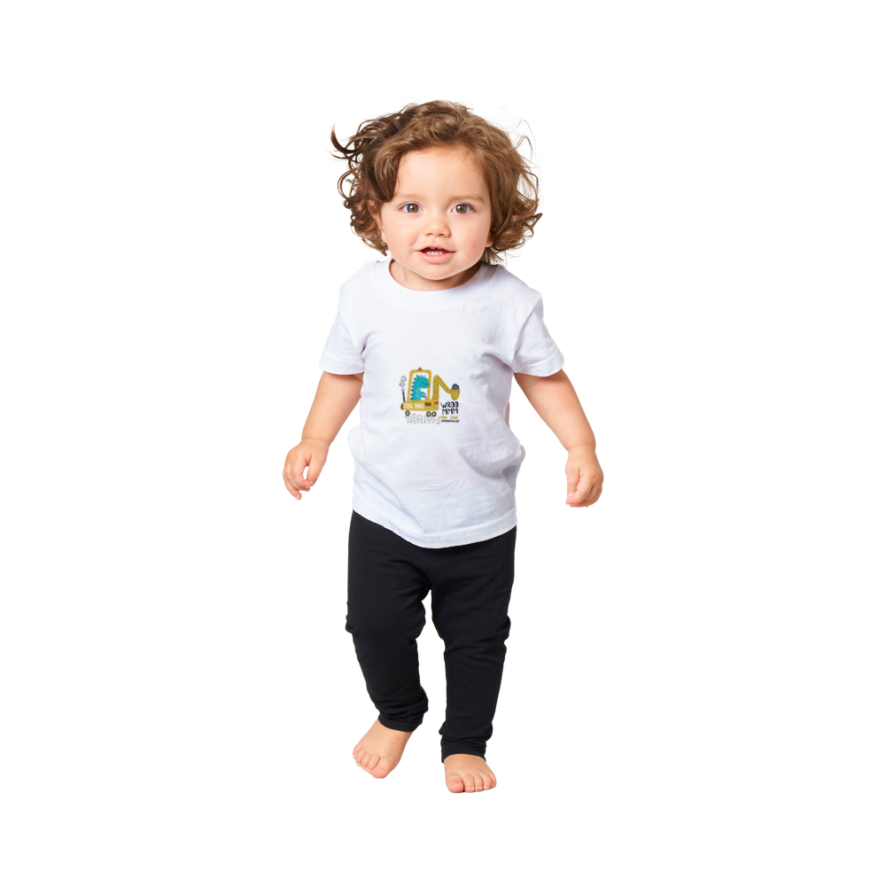 Builder dinosaur Baby T-shirt