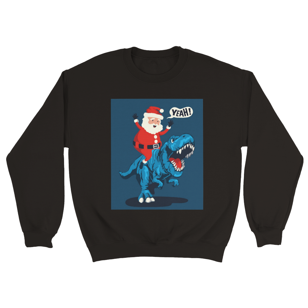 Wild Santa kids Christmas jumper