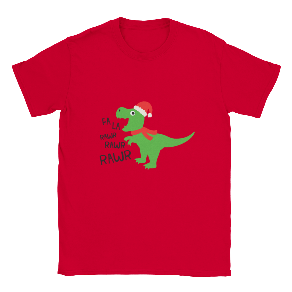 Singing dinosaur kids Christmas t-shirt