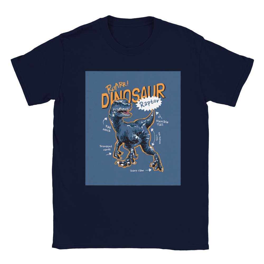 Velociraptor Kids Dinosaur T-shirt