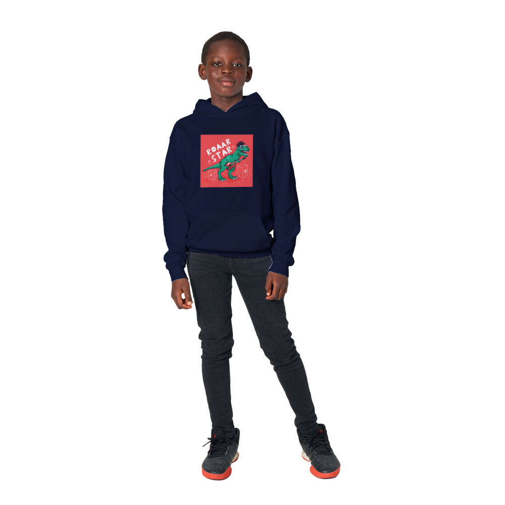 Roarsome T-Rex Kids Pullover Hoodie