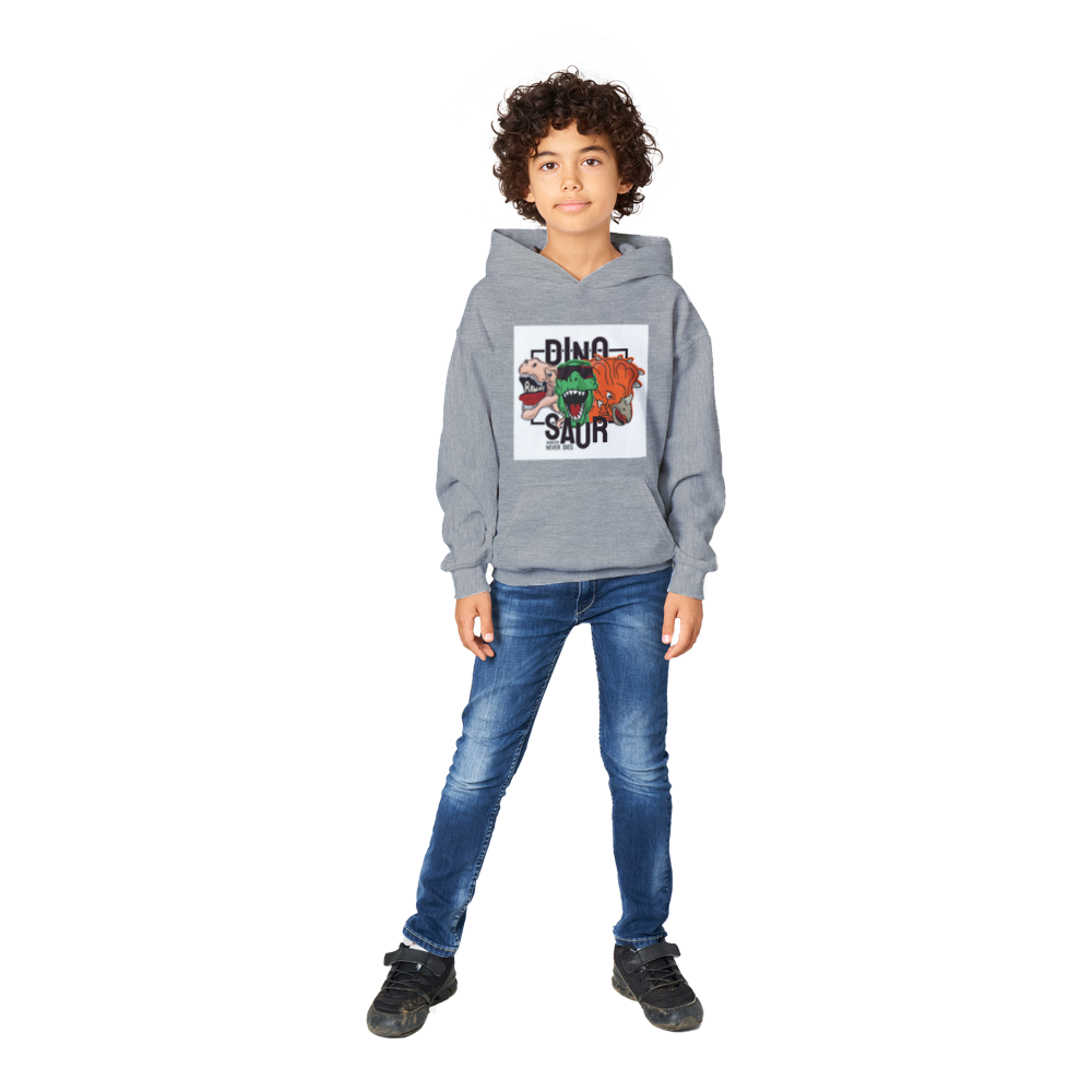 Dinosaur Kids Pullover Hoodie