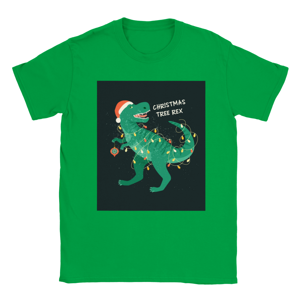 Tree Rex kids Christmas T-shirt